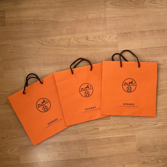 Authentic Hermès shopping bags, like new - Picture 6 of 6